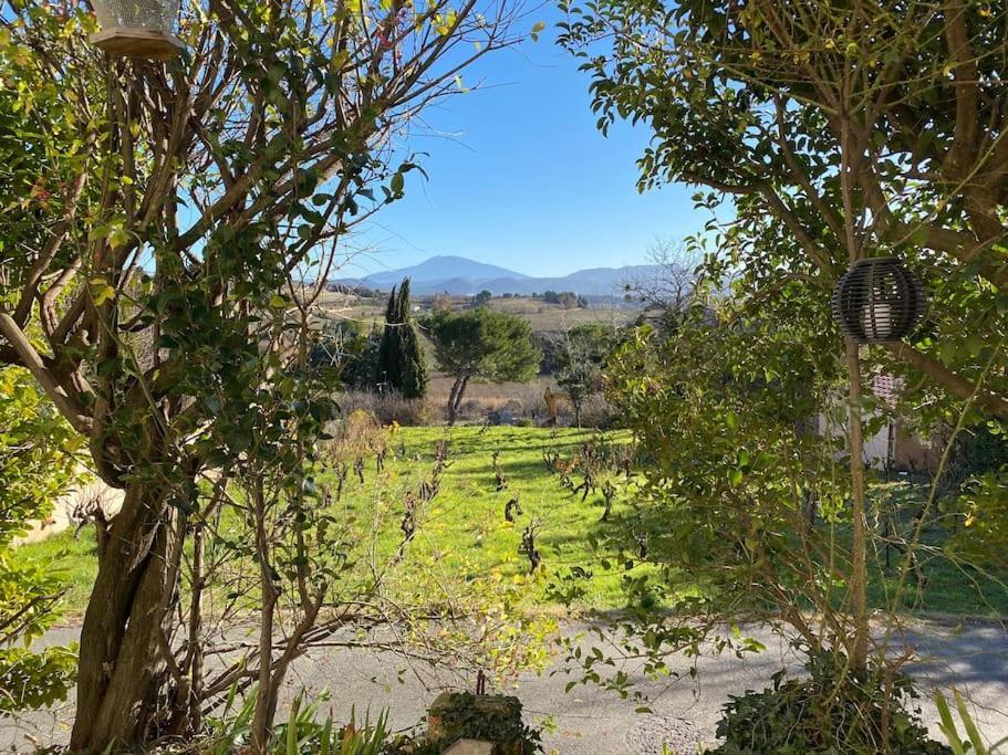 La Vue Sur Le Mont Ventoux, Appartement & Parking Cairanne Buitenkant foto